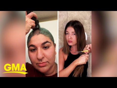 Women explain why they cut their hair amid growing protests in iran l gma