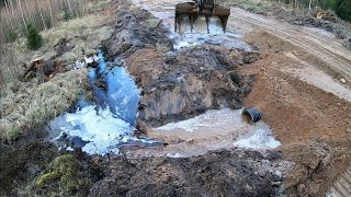 Замена старой водопропускной трубы