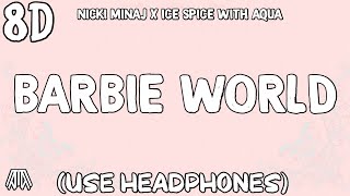 Download lagu Nicki Minaj & Ice Spice - Barbie World   With Aqua     8d Audio   - Use Head mp3