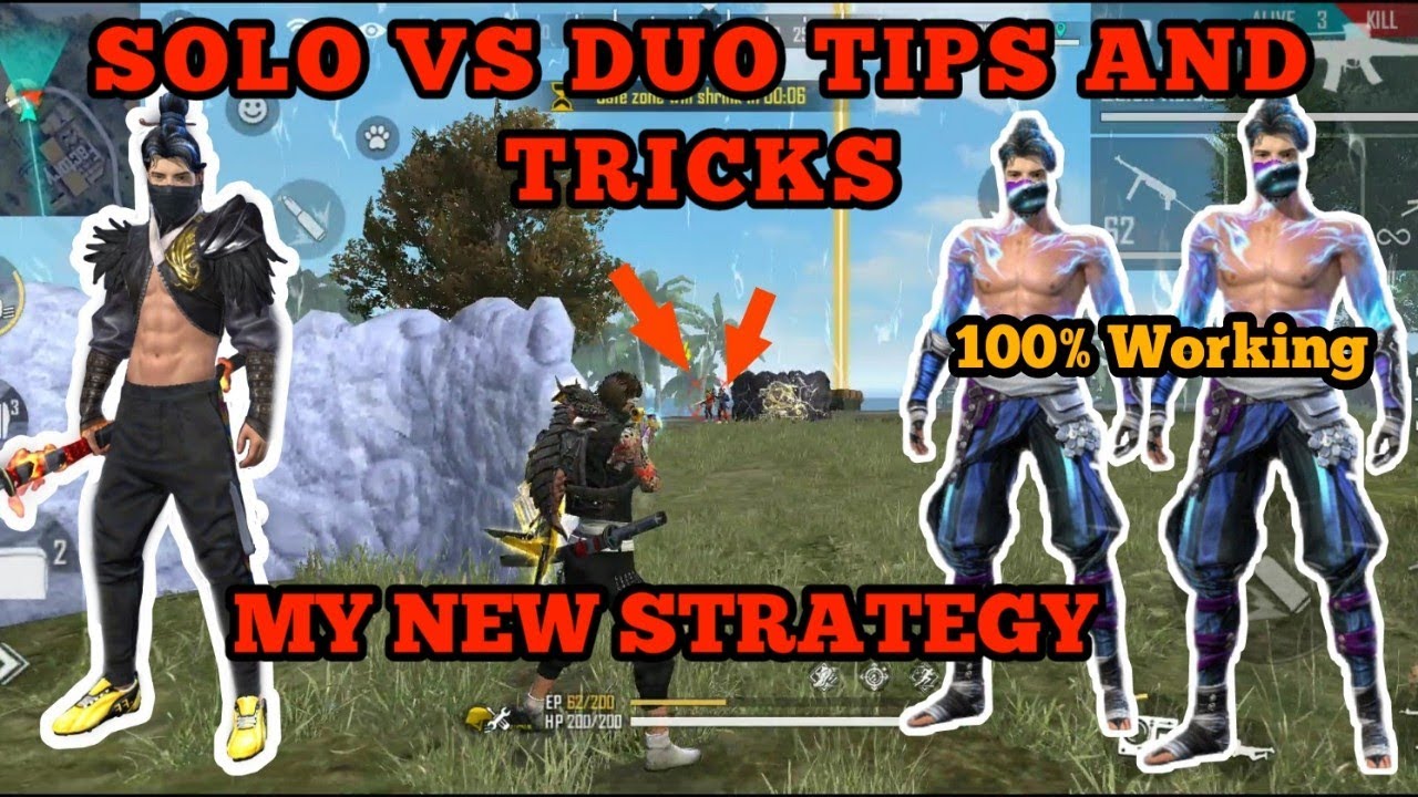 Top 7 Solo Vs Duo Tips And Tricks In Freefire Tamil Swan Strategy My Own Strategy Booyah 100