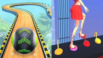 ASMR Tippy Toe VS Going Balls - All Level Gameplay Android iOS Ep6
