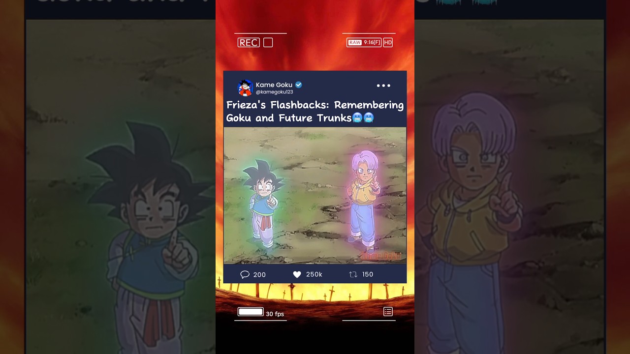 Frieza's Flashbacks: Remembering Goku and Future Trunks🥶🥶