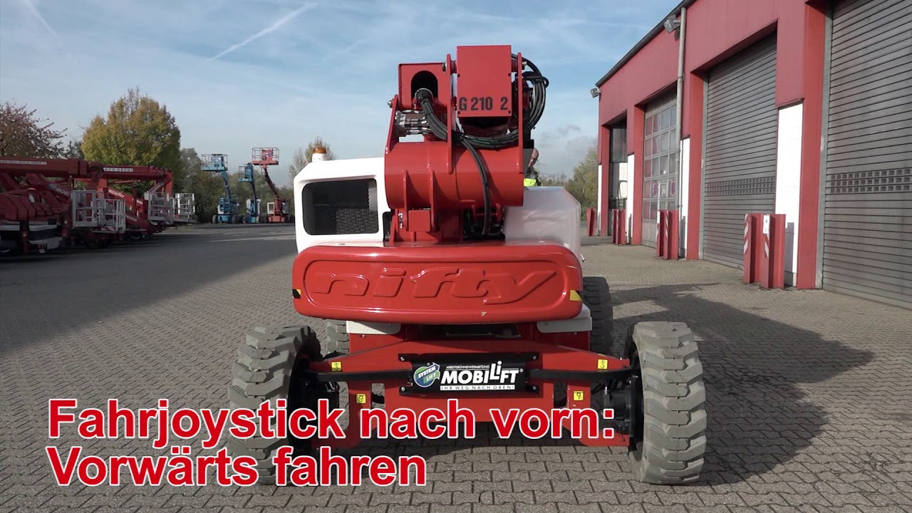 Gelenk-Teleskop-Arbeitsbühnen G210-2 | Einweisung