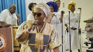 What a passionate ministration by Evg. Dorcas TG "The One You Helped Has Come ..." #worship