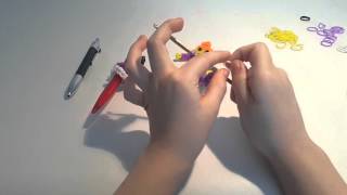 Кукла - гимнастка из резинок rainbow loom Кукла - гимнастка из резинок rainbow loom