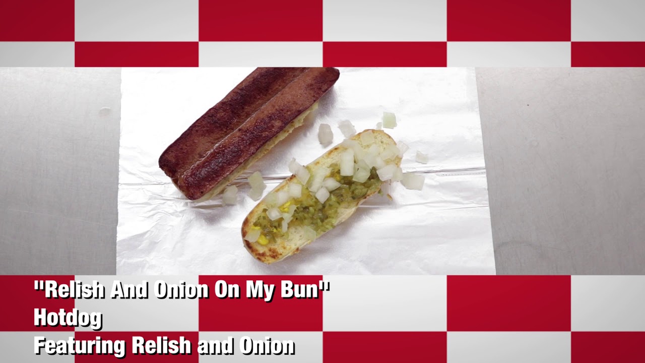 Five Guys also makes delicious Hot Dogs with toppings like Relish