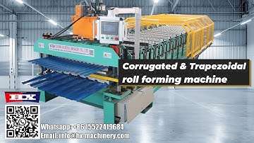 Trapezoidal and Corrugated double layer roll forming machine