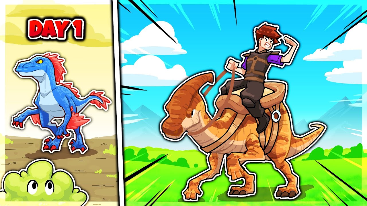 I was Forced to Survive with DINOSAURS