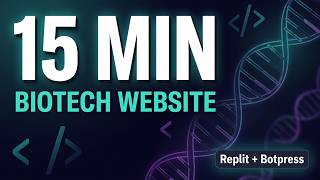 I Made a Biotech Website With An AI Chatbot in 15 Min Using Replit and Botpress — Here's How