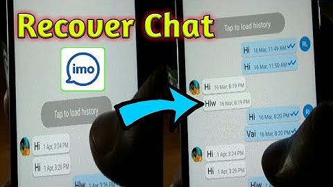 Recover IMO Chat History # Trending Tech Zone #