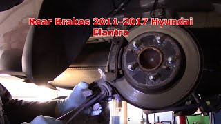 Rear Brakes 2011-2017 Hyundai Elantra