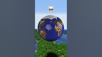 Minecraft Planet Build Battle - Noob vs Pro vs Hacker vs God #shorts #minecraft