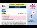 Class:10th Ch:4 HTML Part-III (Revision of Complete Chapter)