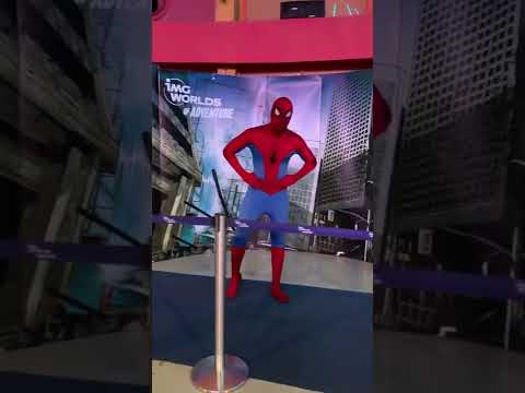 Spiderman at IMG World of Adventure Dubai #shorts