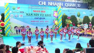 Hội thi: “ Mầm non vui khoẻ” giải nhất cấp quận ( 11/1/2019)