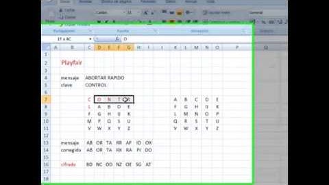 Vídeo SEIS transposición "Playfair"