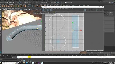 Maya Tutorials, Learn UV Unwrapping a Curved Shape Object & assigning Arnold Shader in Maya