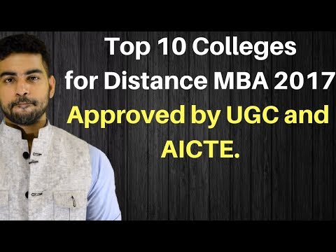 Top 10 College for Distance MBA in INDIA | Top 10 Open MBA College |Top Correspondence MBA College