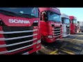 ПО ЕВРОПЕ НА НОВОЙ SCANIA \ Выезд с Базы \ Короткий но нелюбимый рейс