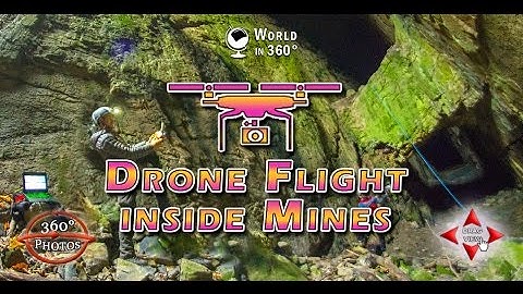 360° Video: Drone Flight Inside Mine