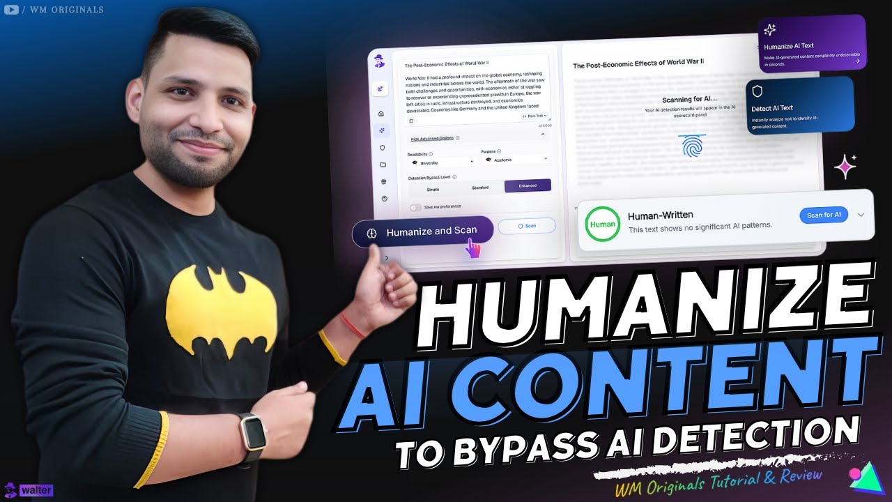 How to Humanize AI Content Online in Minutes (100% Working) Best AI Bypass Tool 2025
