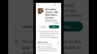 Mini Militia Clic In Play Store