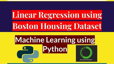 Linear Regression using Boston Housing Dataset in Jupyter Notebook | Machine Learning | JAcademy