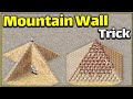 Mountain wall trick immortal wall bug stronghold crusader