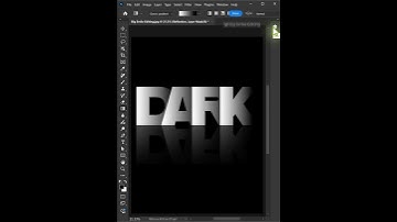 Photoshop Tips to Create This Overlapping Typography Text Effect with Reflection | #bigsmileediting
