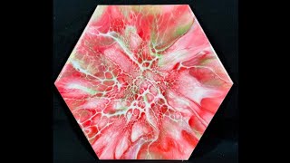 #24 Spring bouquet Collection Trivet & Coasters Fluid art Bloom