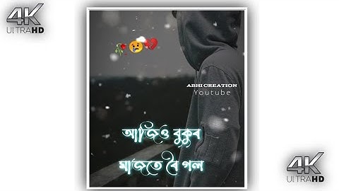 স্মৃতিবোৰ 😓🥀Assamese sad  status/assmese status @abhicreation