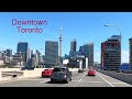 [4K] Driving to Downtown Toronto from Brampton Ontario Canada