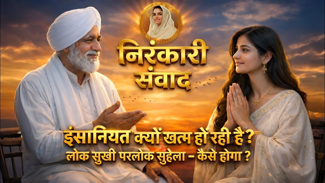 इंसानियत क्यों ख़त्म हो रही है | लोक सुखी ओर परलोक सुहेला | nirankari samvad 