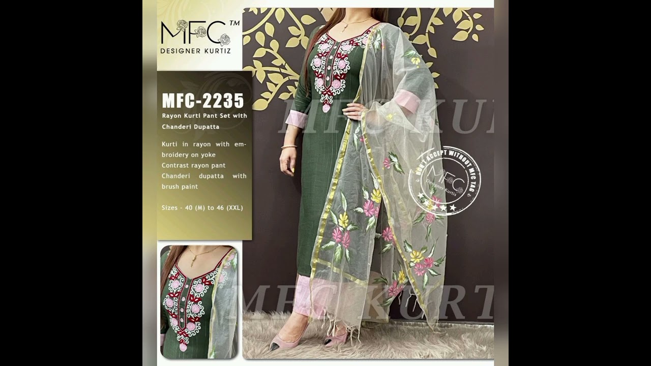 MFC Brand designer kurta set