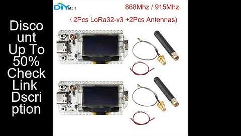 2Sets Wifi BLE LoRa32 V3 ESP32-S3 Node Development Board 0.96 OLED SX1262 LoRa 32 IoT Dev Board 868M