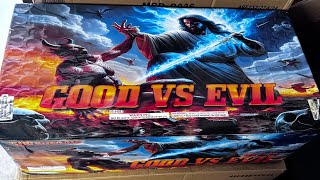 GOOD VS EVIL 200 shot firework cake NEW 2025 HITTER!! 🦾🦾🔥💥