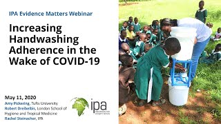 Evidence Matters Webinar | Increasing Handwashing Adherence: Lessons from Rigorous Evidence