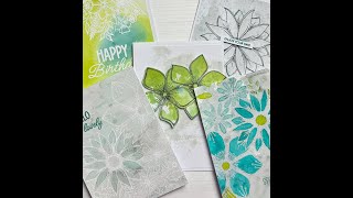 Beginner Friendly Card Making - New Products + Easy Backgrounds For You To Try !!