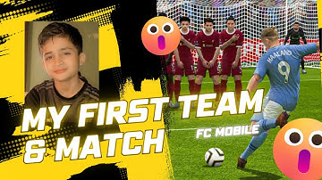 FC Mobile Beginner Guide by Haseeb | My First Team & Match! ⚽