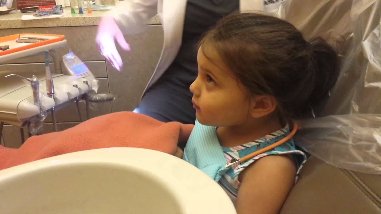 Brianna's first dental exam YouTube