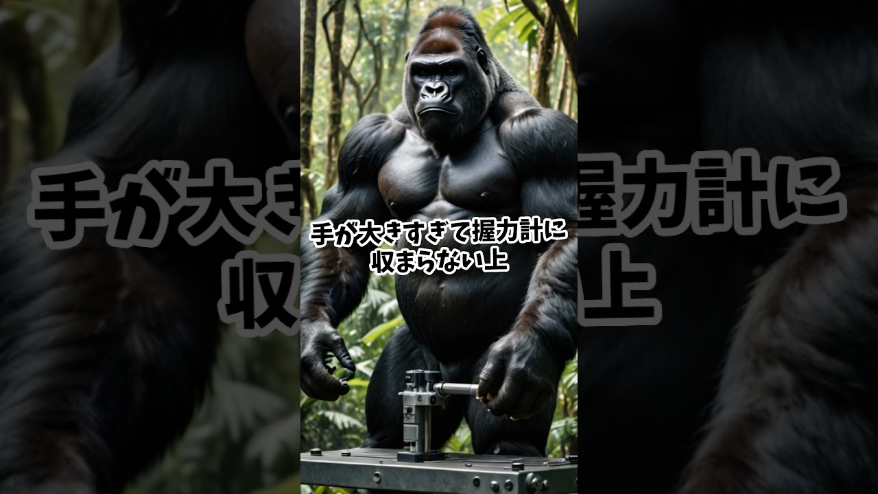 Do you know this? The grip strength of a gorilla is 500 kilograms