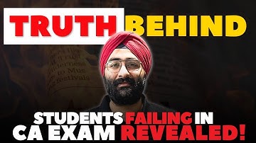 Why Most Students are failing CA Exams in the recent days? | Truth Revealed @thewallstreetschool