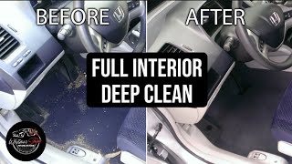 ASMR Car Interior Detailing, Cleaning & Wiping | No Talking, NO MUSIC, Unintentional