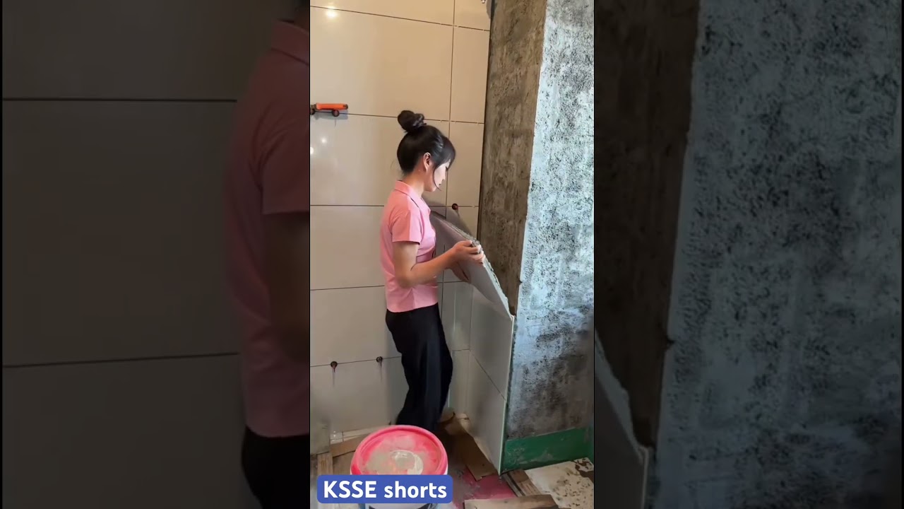 Learn tiling from dedicated lady tiller 
