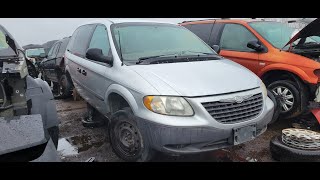 2002 Chrysler Voyager at U-Pull Salvage Yard in Minnesota