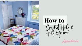 Crochet the Half and Half Granny Square