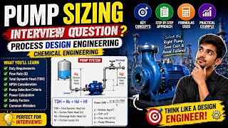 Pump Sizing | Interview Question | Process Design Engineering | Chemical Engineering | Payos Academy