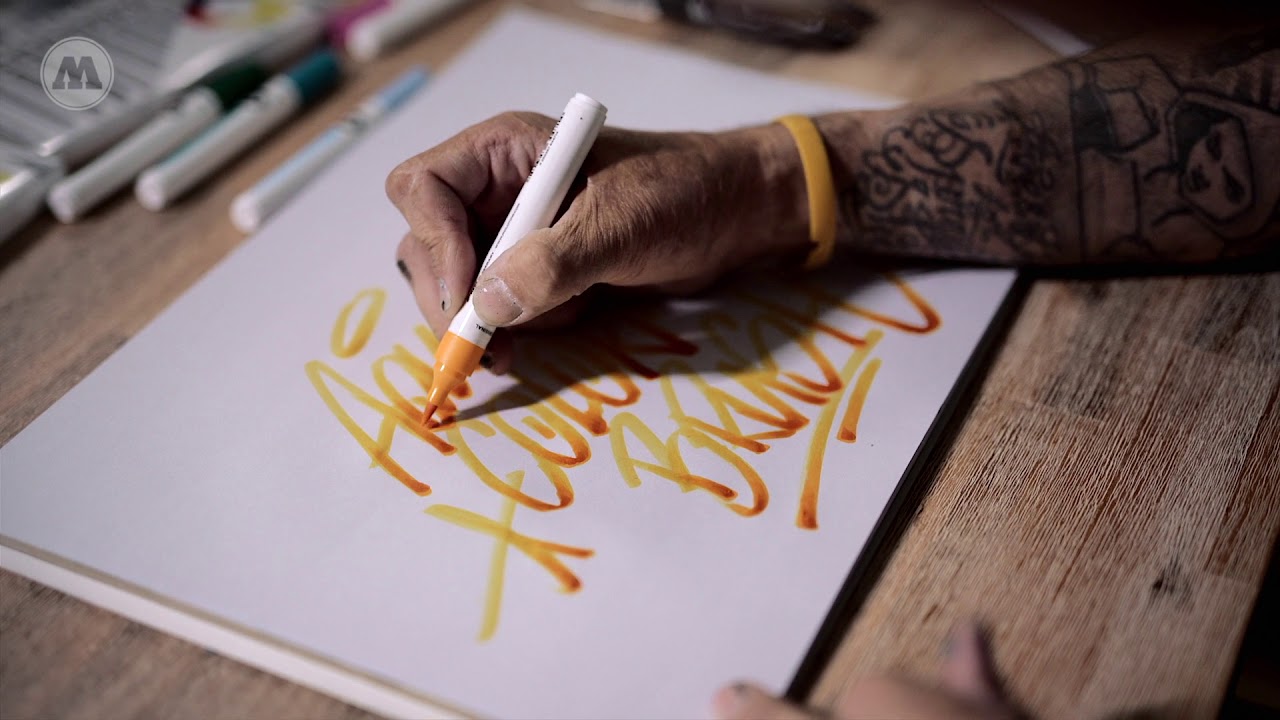 MOLOTOW Product Session #68 - Tagging with MOLOTOW AQUA COLOR BRUSH