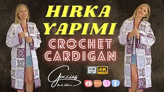 HIRKA YAPIMI - CROCHET CARDIGAN - DIY - SUBTITLE