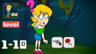 Save Her Date - Gameplay Walkthrough Levels 1-10 - Take the right choices to save young girl